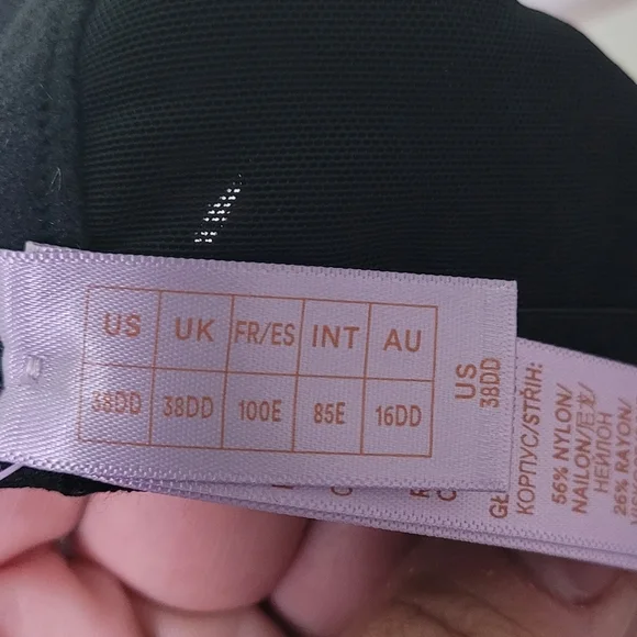 Savage X Fenty Cold Hearted Snake Lace Bra With Gold Chain NWT 38DD - Picture 6 of 7